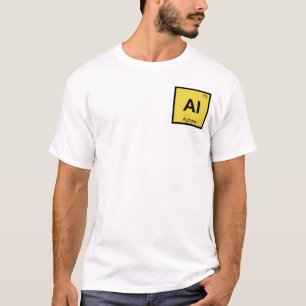 Al - Alphorn Muziek Chemie Periodiek Systeem Symbo T-shirt