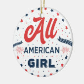 Al American Girl Badge Ornament (Links)