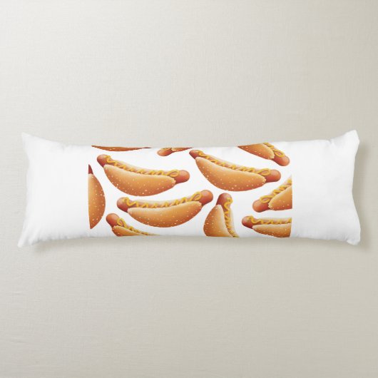 Al American Hot Dog. Lichaamskussen (Voorkant)