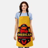 Al American Hotdogs Foodies Schort (Gedragen)