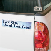 Al-anon - Laat God gaan Bumpersticker (Op Truck)