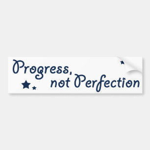 Al-anon - Vooruitgang, geen Perfectie Bumpersticker