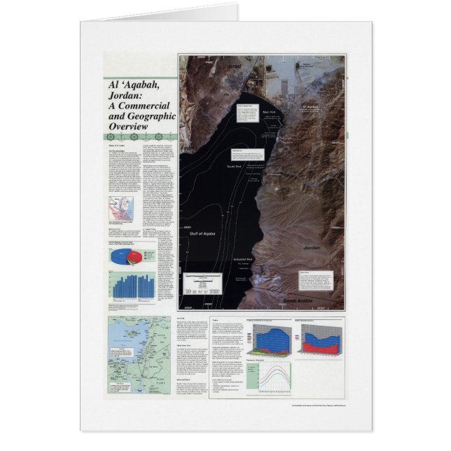 Al' Aqabah Jordan Map 1993 (Voorkant)