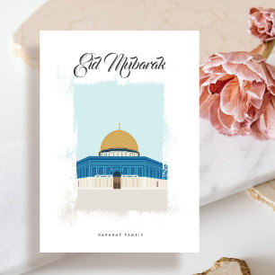 Al-Aqsa Eid Mubarak-wenskaart Kaart