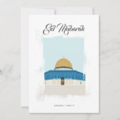 Al-Aqsa Eid Mubarak-wenskaart Kaart (Voorkant)