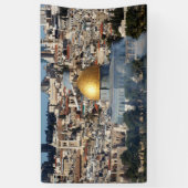 Al Aqsa Jeruzalem Koepel van Rock Palestine ArtWor Spandoek (Verticaal)