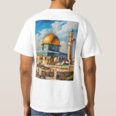 Al-Aqsa Majesty T-shirt" T-shirt (Achterkant)