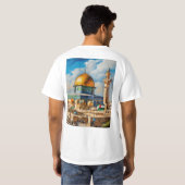 Al-Aqsa Majesty T-shirt" T-shirt (Achterkant volledig)