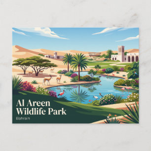 Al Areen Wildlife Park Bahrein Briefkaart