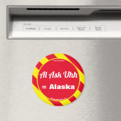 Al Ask Uhh Red/Yellow Magnet (Insitu (Vaatwasser))