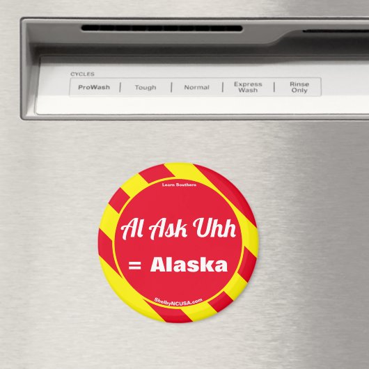 Al Ask Uhh Red/Yellow Magnet (Insitu (Vaatwasser))