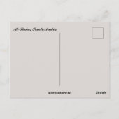 Al Baha Saudi Arabia Briefkaart (Achterkant)