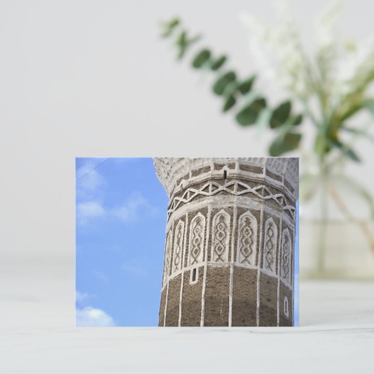 Al Bakiriya-moskee in Old Sana'a, Jemen Briefkaart (Staand voorkant)