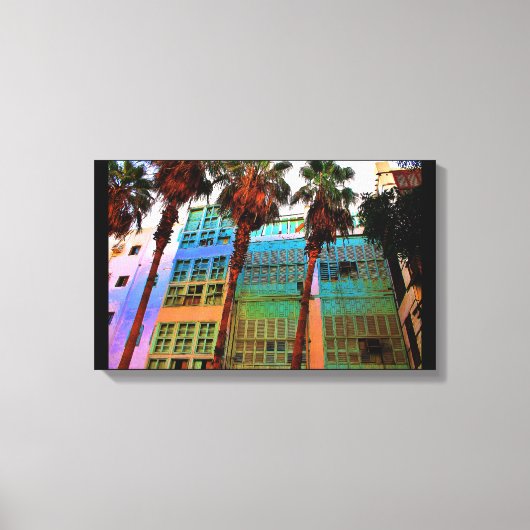 Al Balad Date Trees Canvas Afdruk (Voorkant)