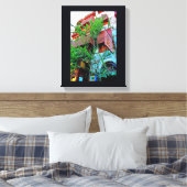 Al Balad Greenery Canvas Afdruk (Insitu (Slaapkamer))
