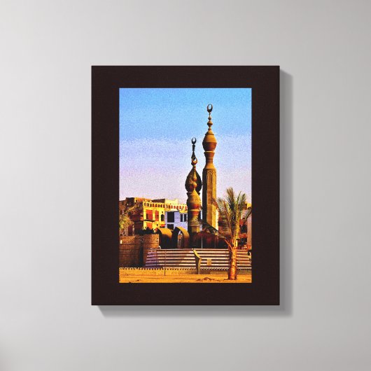 Al Balad Mosque Canvas Afdruk (Voorkant)