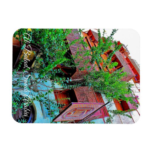 Al Balad, Saudi-Arabië Magneet (Horizontaal)
