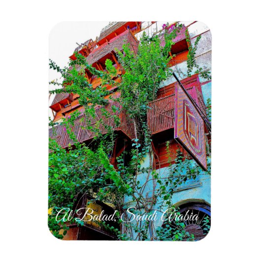 Al Balad, Saudi-Arabië Magneet (Verticaal)