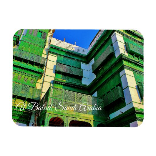 Al Balad, Saudi-Arabië Magneet (Horizontaal)
