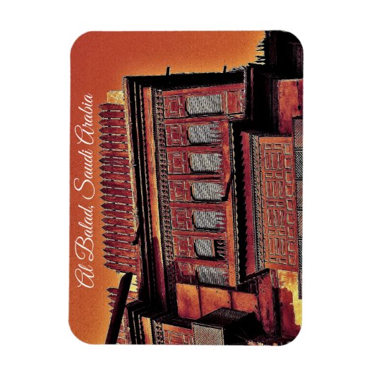 Al Balad, Saudi-Arabië Magneet (Verticaal)