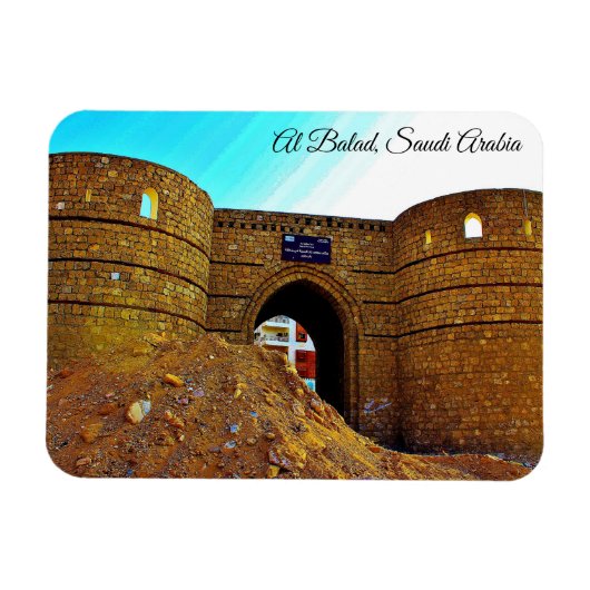 Al Balad, Saudi-Arabië Magneet (Horizontaal)