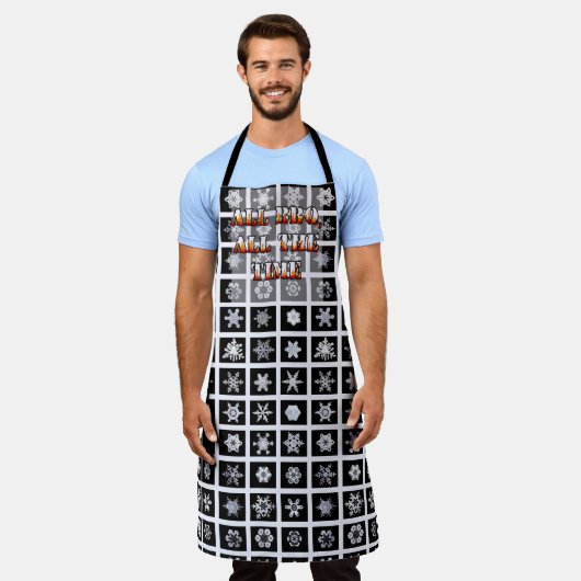 Al BBQ de hele tijd, Snowdays Schort (Gedragen)