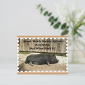 Al Briefkaart van de Gelegenheid met Pot Doen (Staand voorkant)