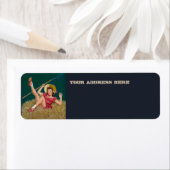 Al Buell  Farming Boerderij Pin Up Meisje Etiket (Insitu)