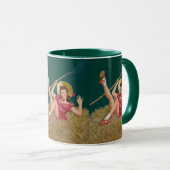 Al Buell Farming Boerderij Pin Up Meisje Mok (Voorkant rechts)