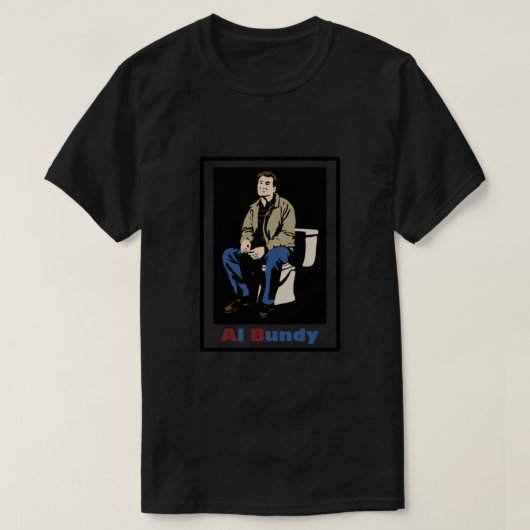 Al Bundy op het toilet Gehuwd met kinderen Klasse T-shirt (Design voorkant)