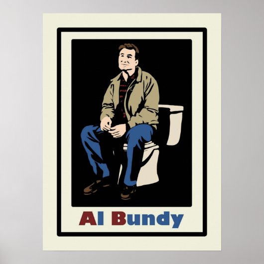 Al Bundy op het toilet Gehuwd met kinderen Poster (Voorkant)