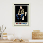 Al Bundy op het toilet Gehuwd met kinderen Poster (Keuken)