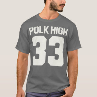 Al Bundy Polk Hoge Jersey voor achterkant Print T-shirt