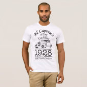 Al Capone 1928 Cadillac T-shirt (Voorkant volledig)