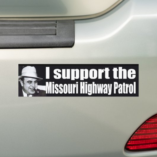 Al Capone Bumpersticker (Op auto)