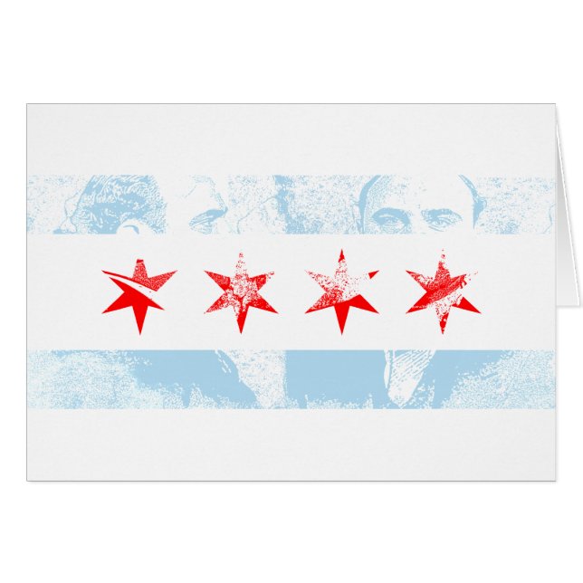 Al Capone Chicago Flag (Voorkant Horizontaal)