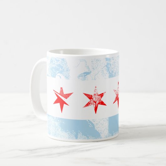 Al Capone Chicago Flag Koffiemok (Voorkant links)