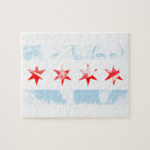 Al Capone Chicago Flag Legpuzzel (Horizontaal)