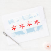 Al Capone Chicago Flag Rechthoekige Sticker (Envelop)