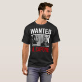 Al Capone most Wanted V-Neck T-shirt (Voorkant volledig)