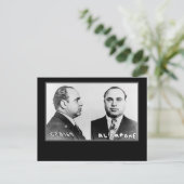 Al Capone Mugshot-kaarten en -Briefkaarten Briefkaart (Staand voorkant)