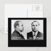 Al Capone Mugshot-kaarten en -Briefkaarten Briefkaart (Voorkant / Achterkant)