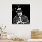 Al Capone Reproduction Signature Merchandise Poster (Keuken)