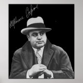 Al Capone Reproduction Signature Merchandise Poster (Voorkant)