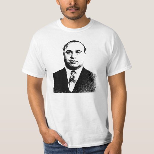 Al Capone Tshirt Mafia (Voorkant)