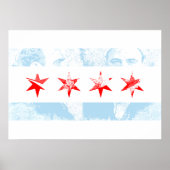  Al Capone-vlag van Chicago Poster (Voorkant)