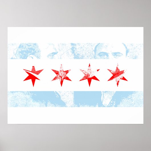  Al Capone-vlag van Chicago Poster (Voorkant)