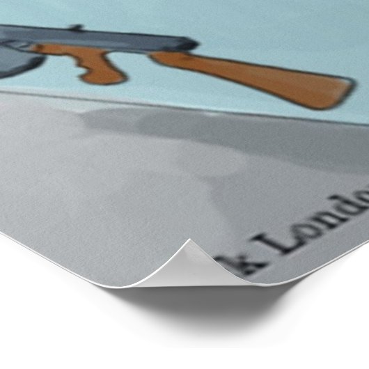 Al Capone's Funeral Funny Poster (Hoek)