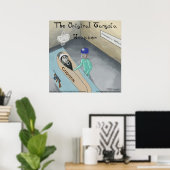 Al Capone's Funeral Funny Poster (Thuiskantoor)