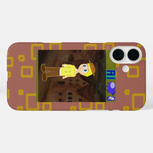 Al Case-Mate iPhone Case (Achterkant (horizontaal))